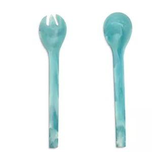 Nashi Salad Serving Set | Aqua Swirl