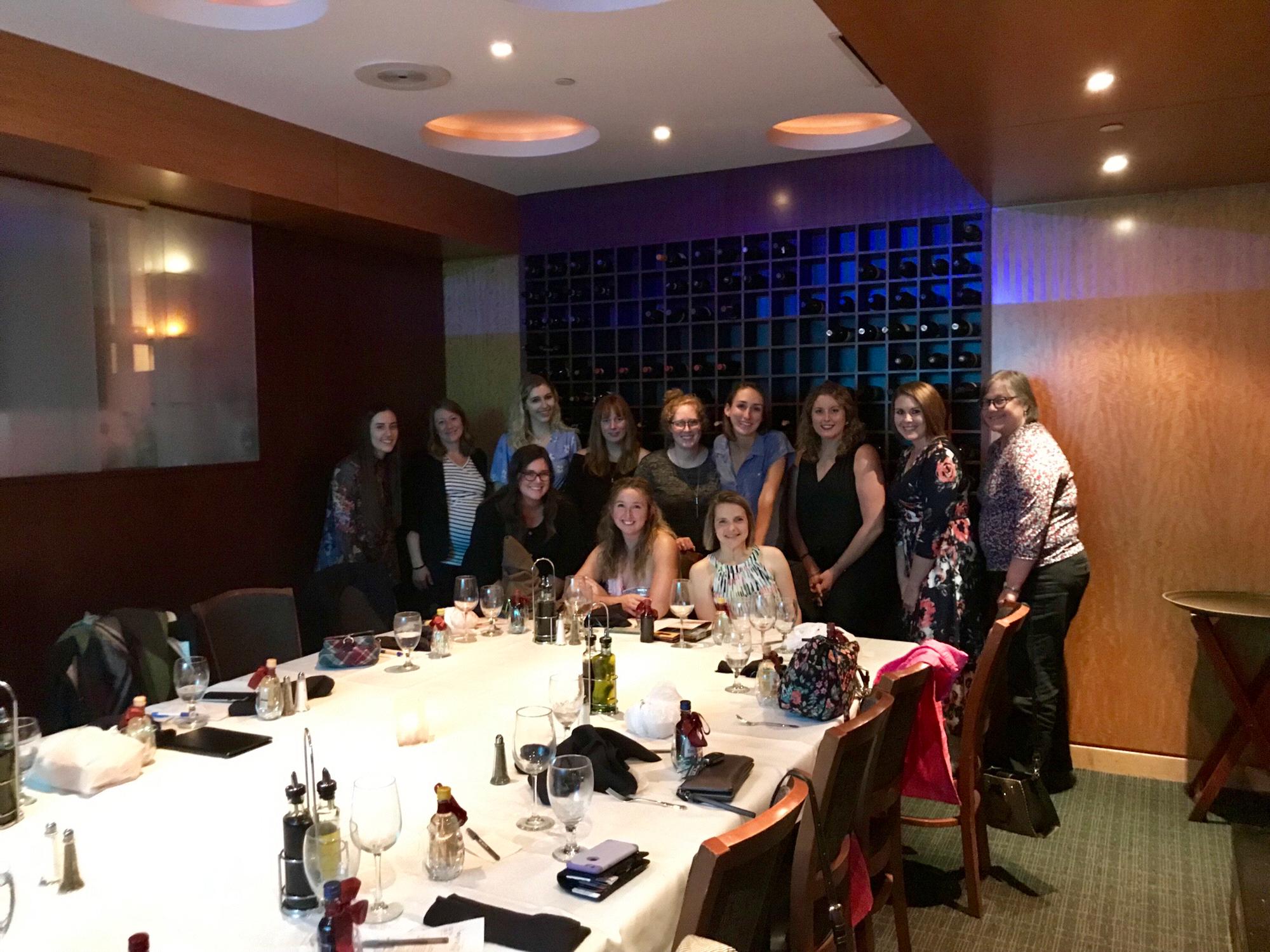 Wonderful dinner with STL friends! 8/30/2019