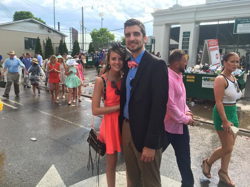 Kentucky Derby in the rain