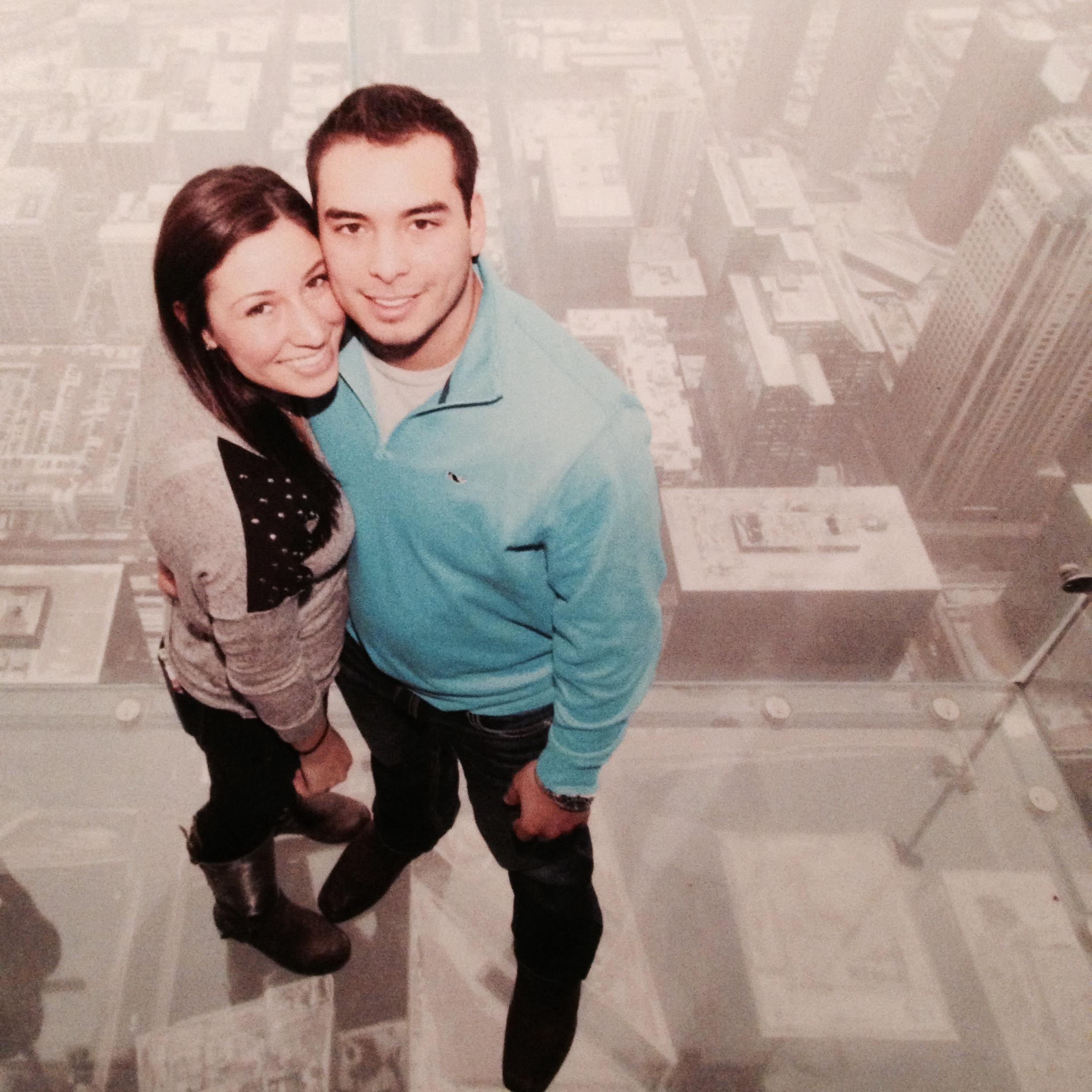 First time Trever visited my family in Chicago