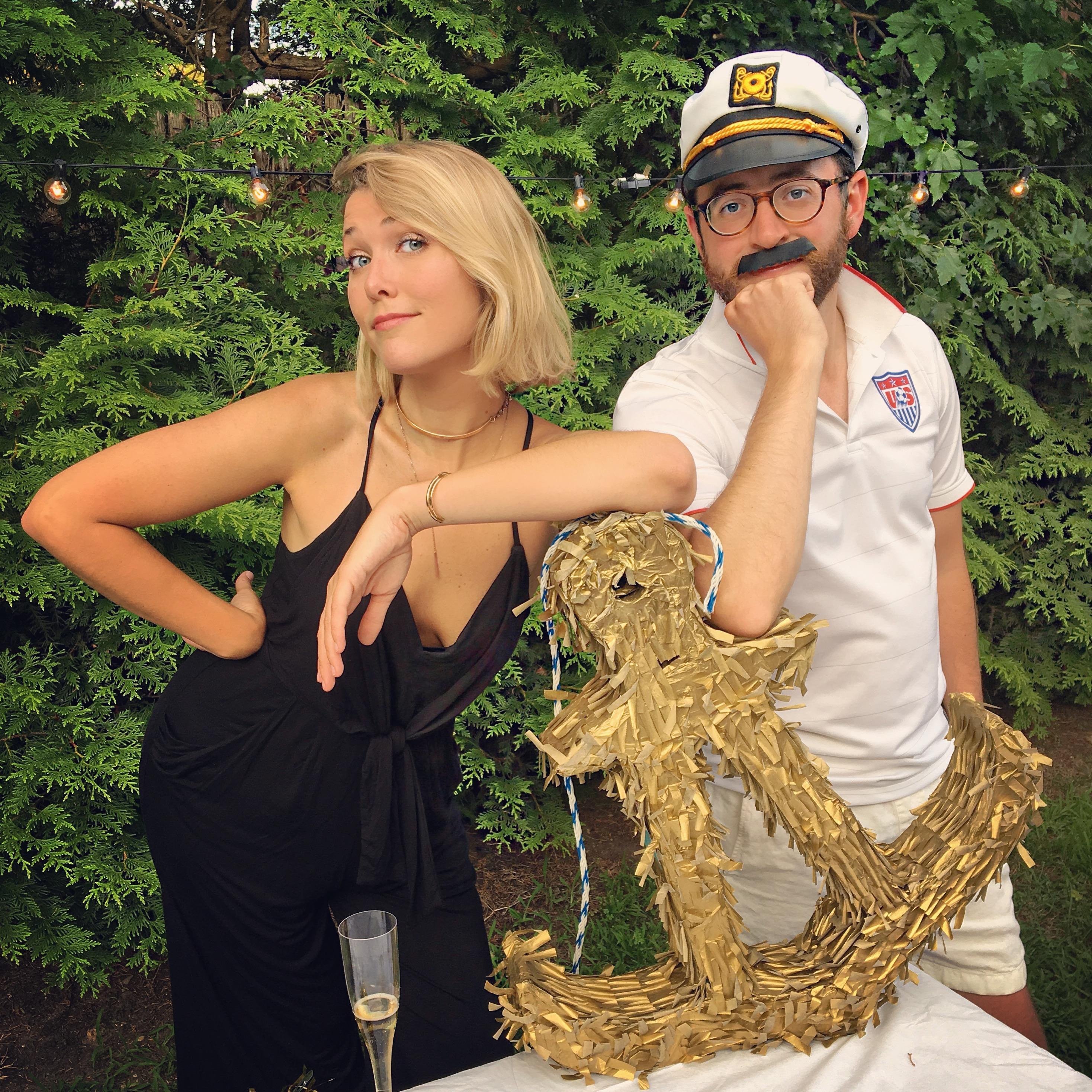 Celebrating my grandfather's 70th birthday in 2017 (Alex clearly took the nautical-themed dress code to heart)!