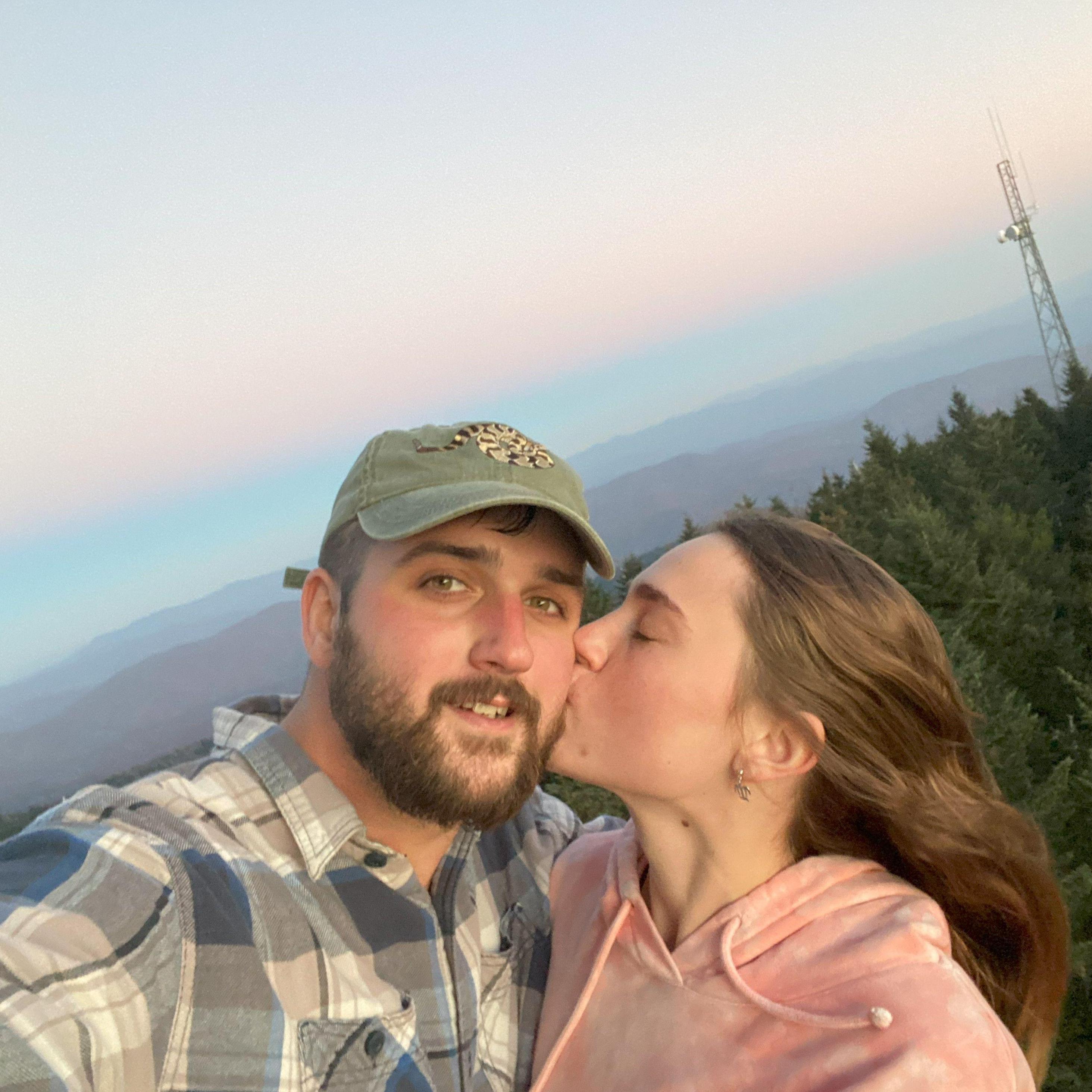 One of our first adventures when we moved to Tennessee was visiting Kuwohi Dome. We practically ran uphill the entire hike to see the sunset in time!