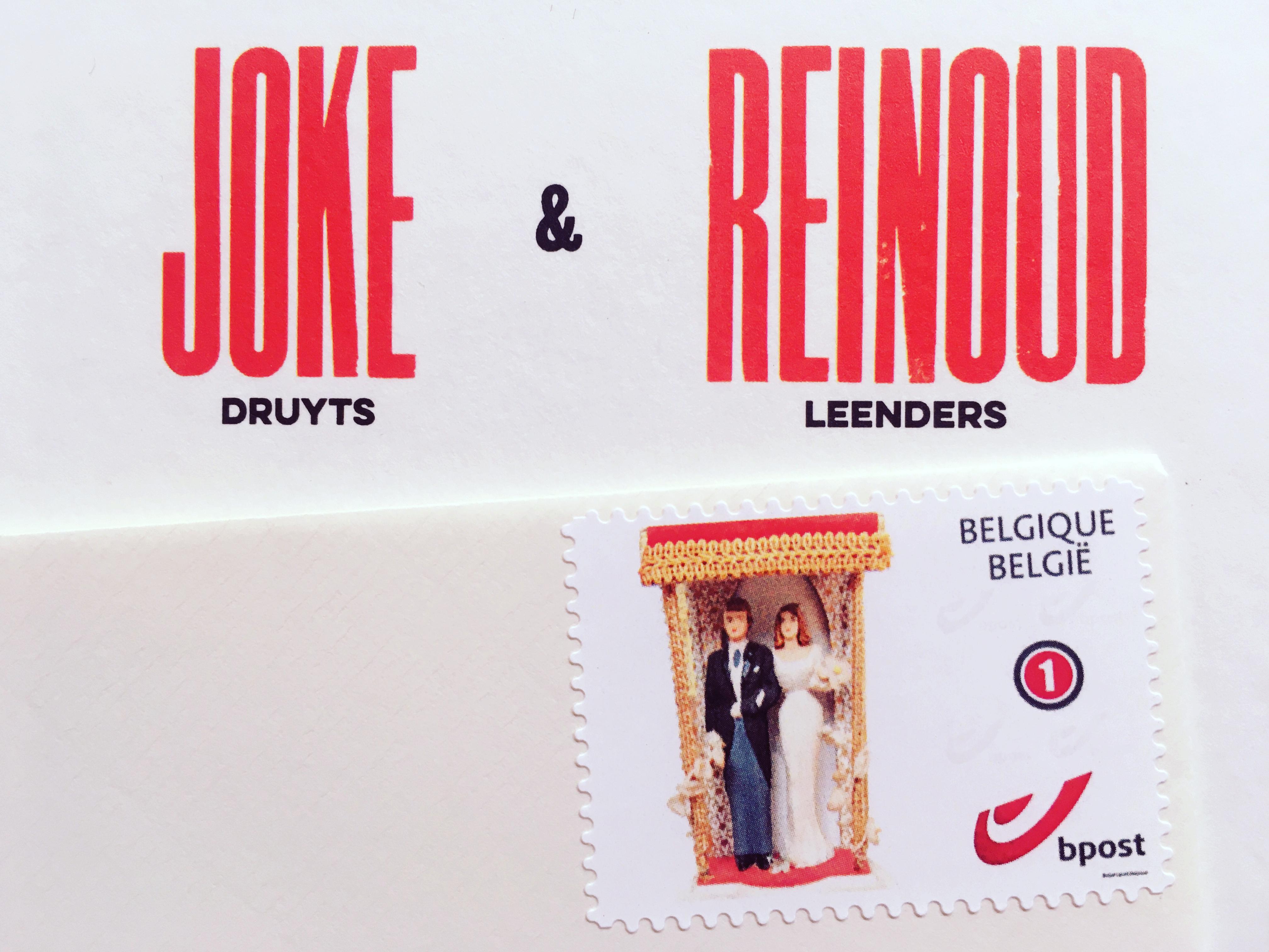 The Wedding Website of Joke Druyts and Reinoud Leenders
