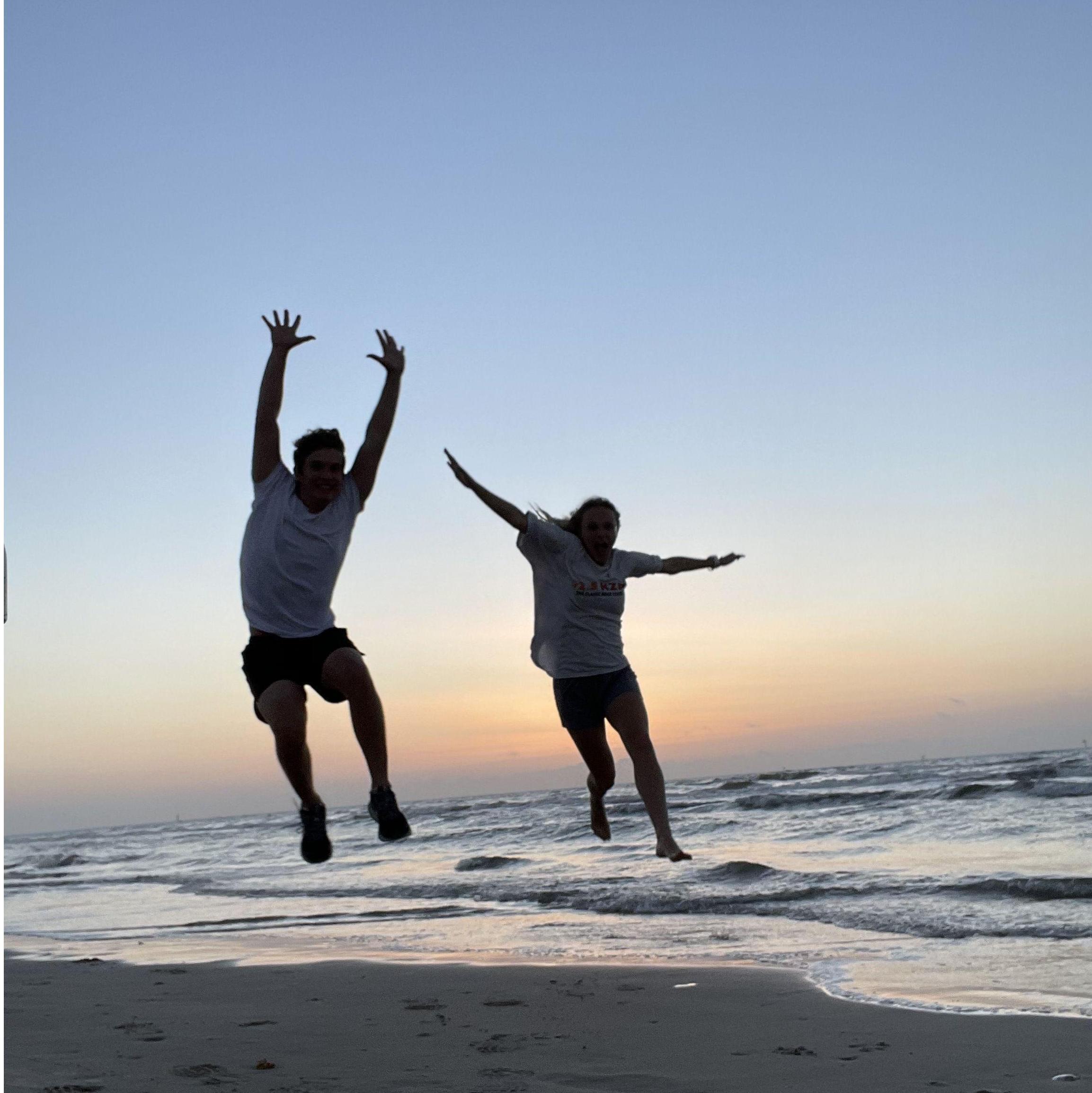 Our first Port A Trip, did we mention we love the beach?