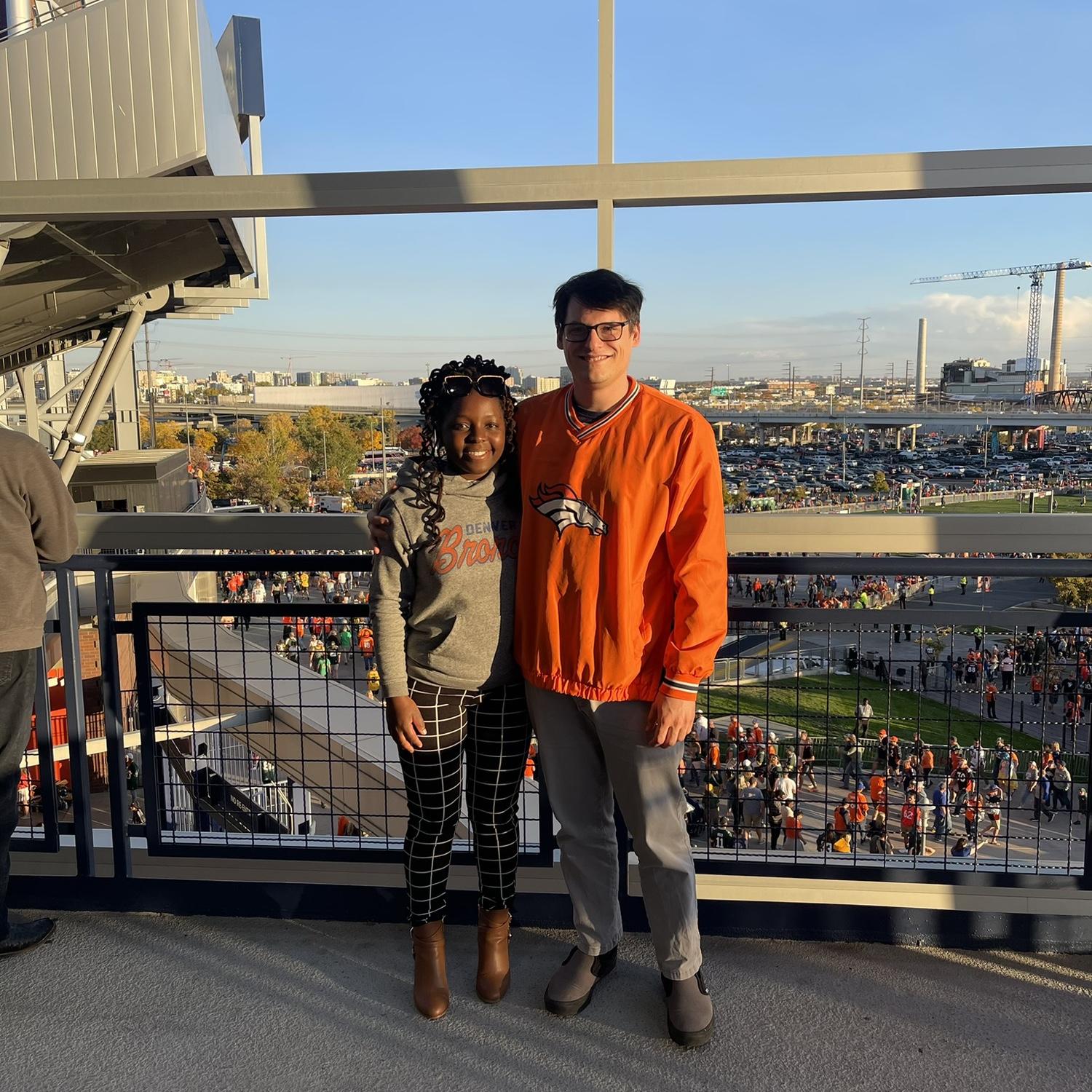 First bronco game together