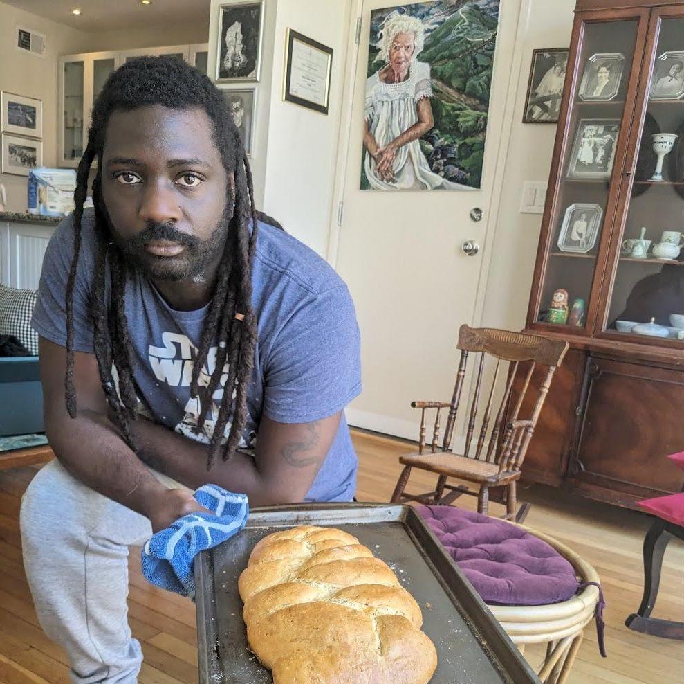 Just wanted to show proof that Marcus celebrates the Jewish holidays too (challah baked by Marcus)