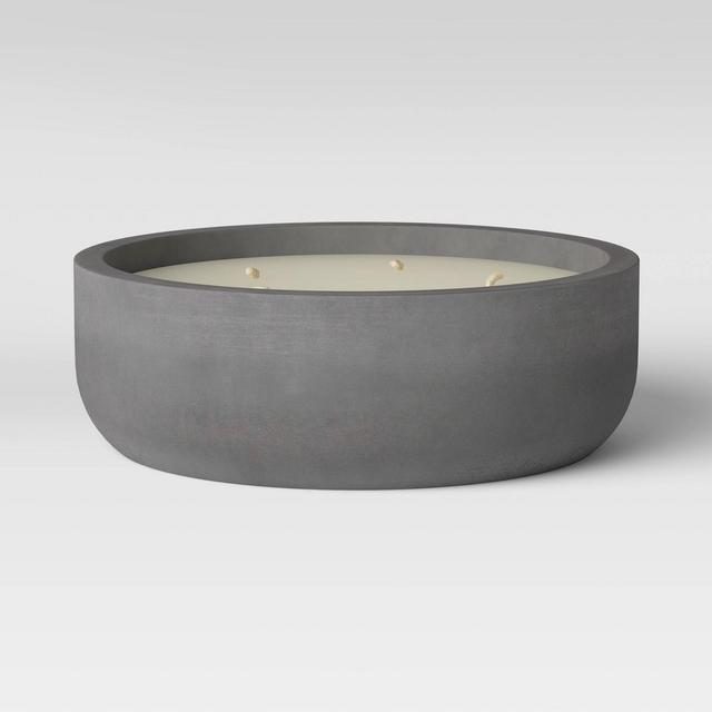 30oz 5 Wick Candle with Cement Jar Gray - Project 62™