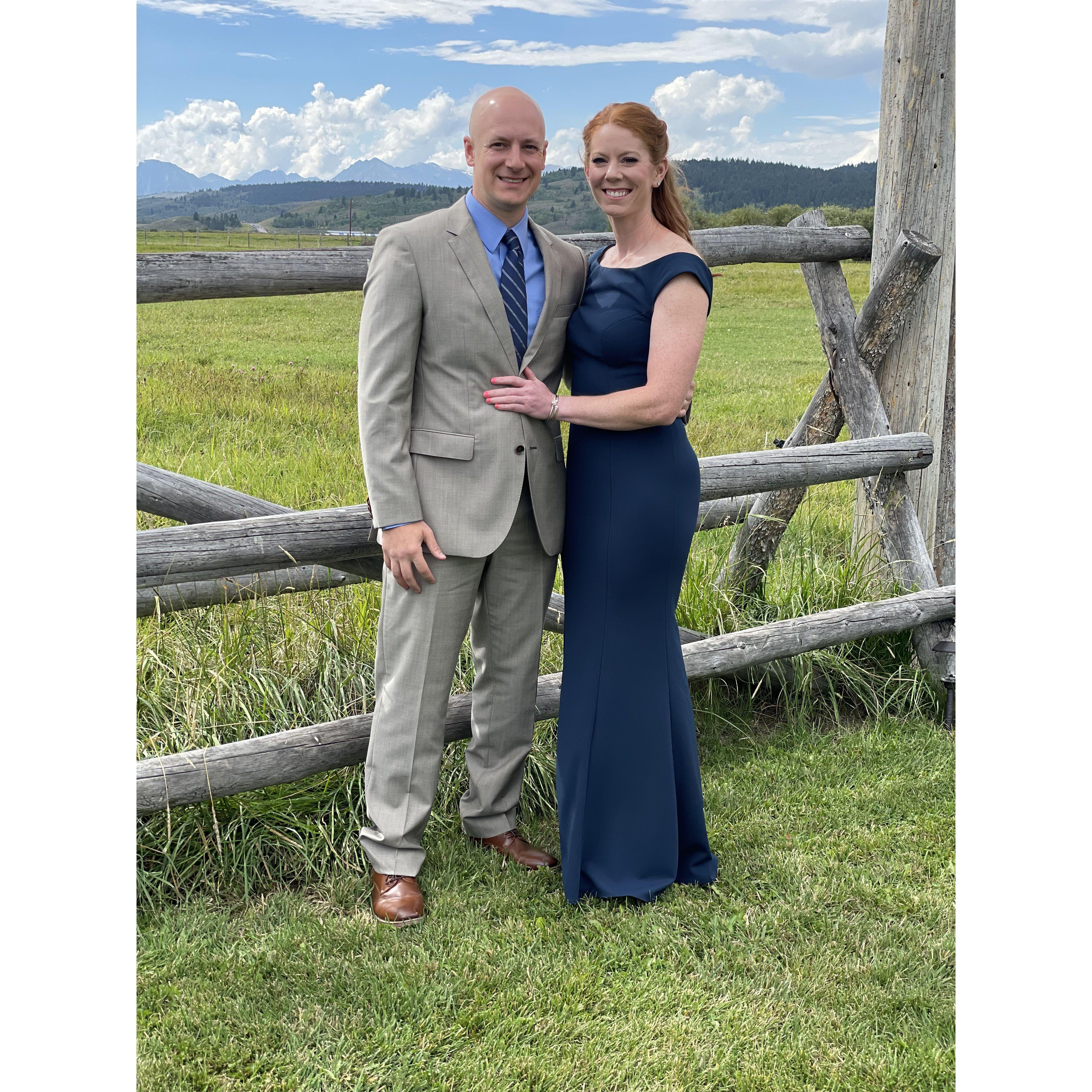 Beautiful wedding in Jackson Hole, WY, August26, 2023