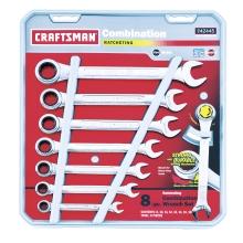 Craftsman  8 Piece Metric Pawless Combination Ratcheting Wrench Set (00922985) - Specialty Wrenches - Ace Hardware