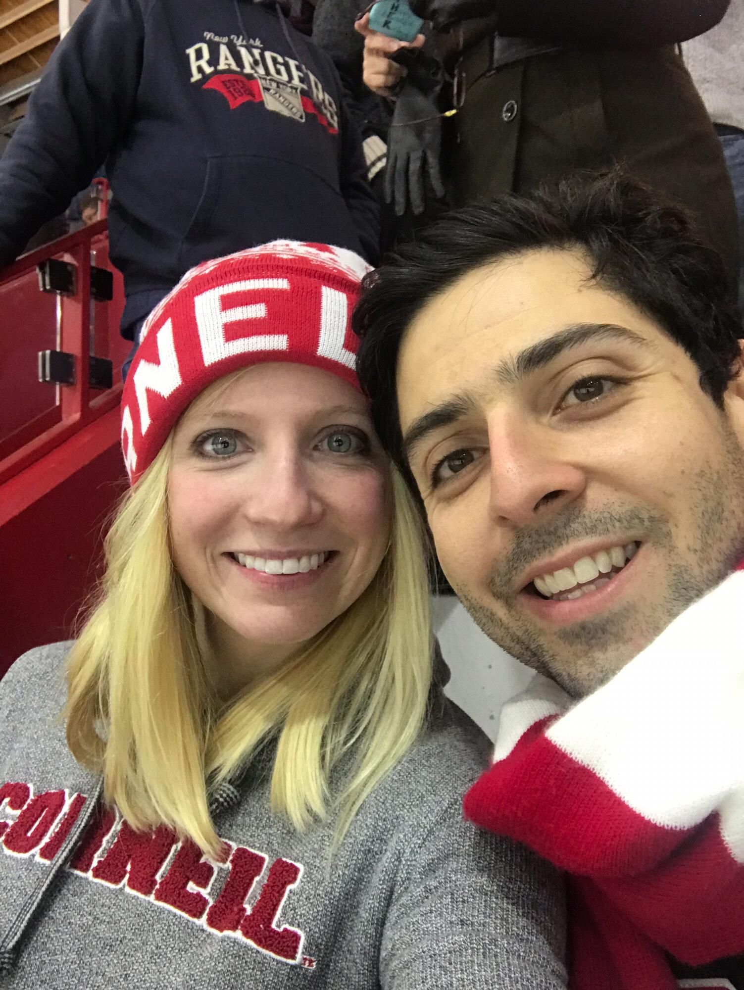 First and only Cornell hockey game we attended