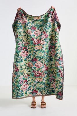 Gwendolyn Cotton Floral Throw