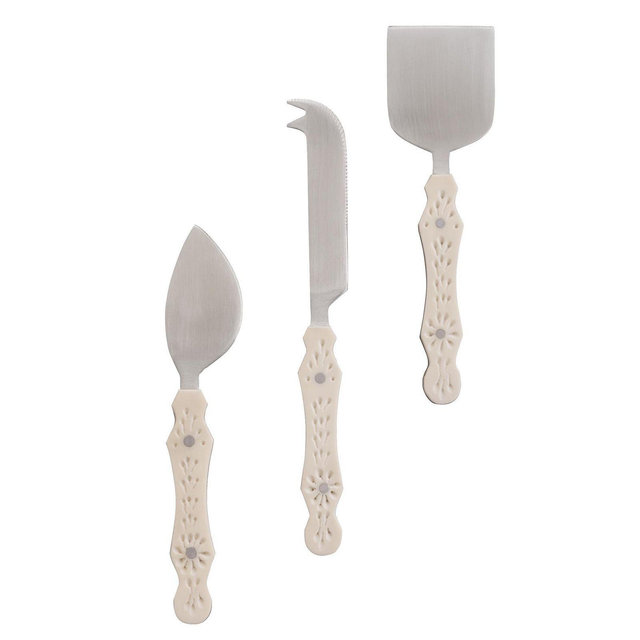GAURI KOHLI Derby Cheese Knives, Set of 3