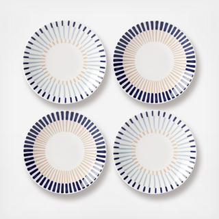 Brook Lane Dinnerware Tidbit Plate, Set of 4