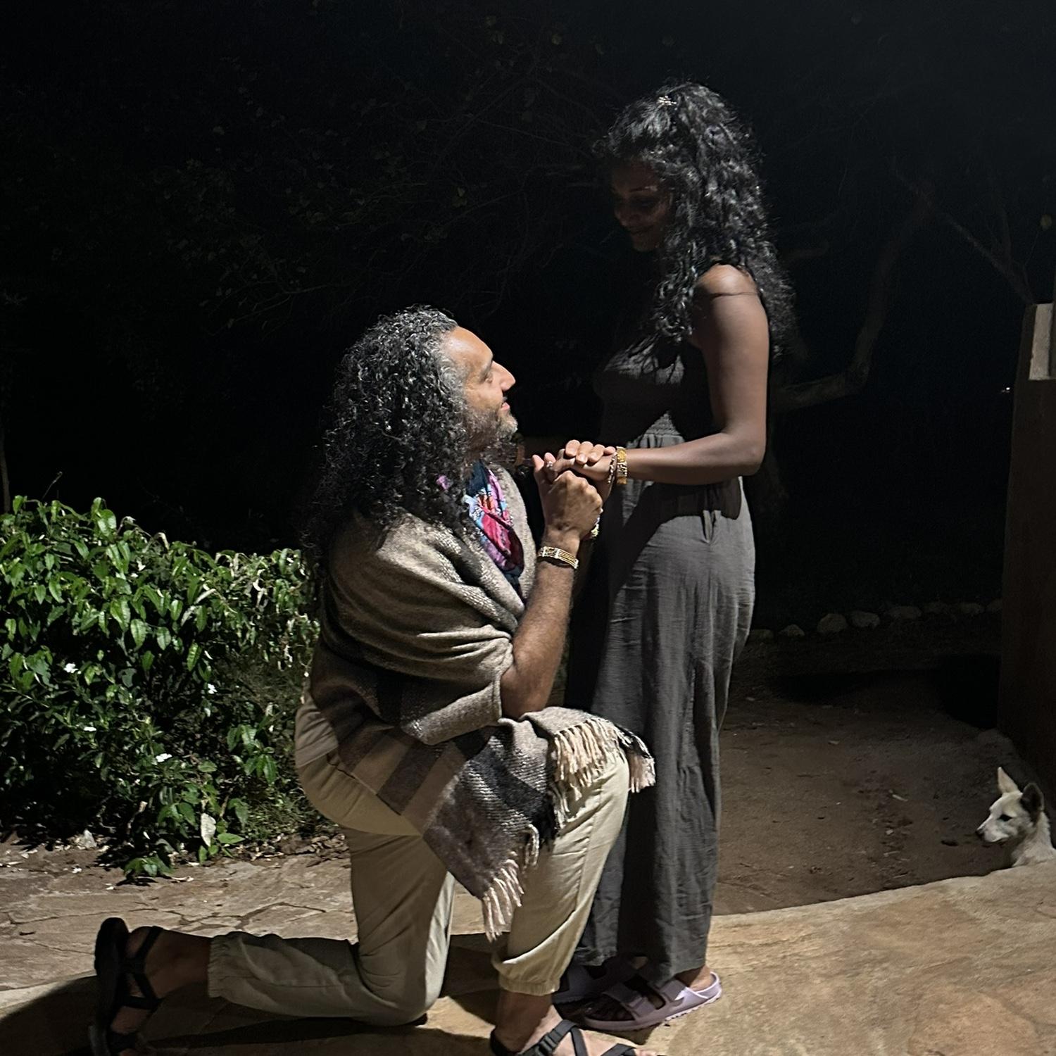The night we got engaged 8.16.24 in the Masai Mara, Kenya.