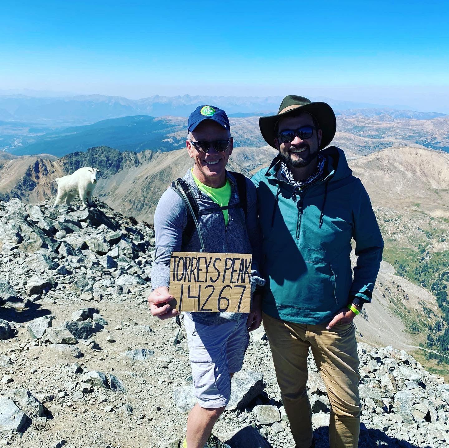 Our first 14,000ft mountain together <3