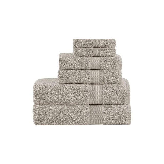 Gracie Mills Emeric 6-Piece Organic Cotton Towel Set