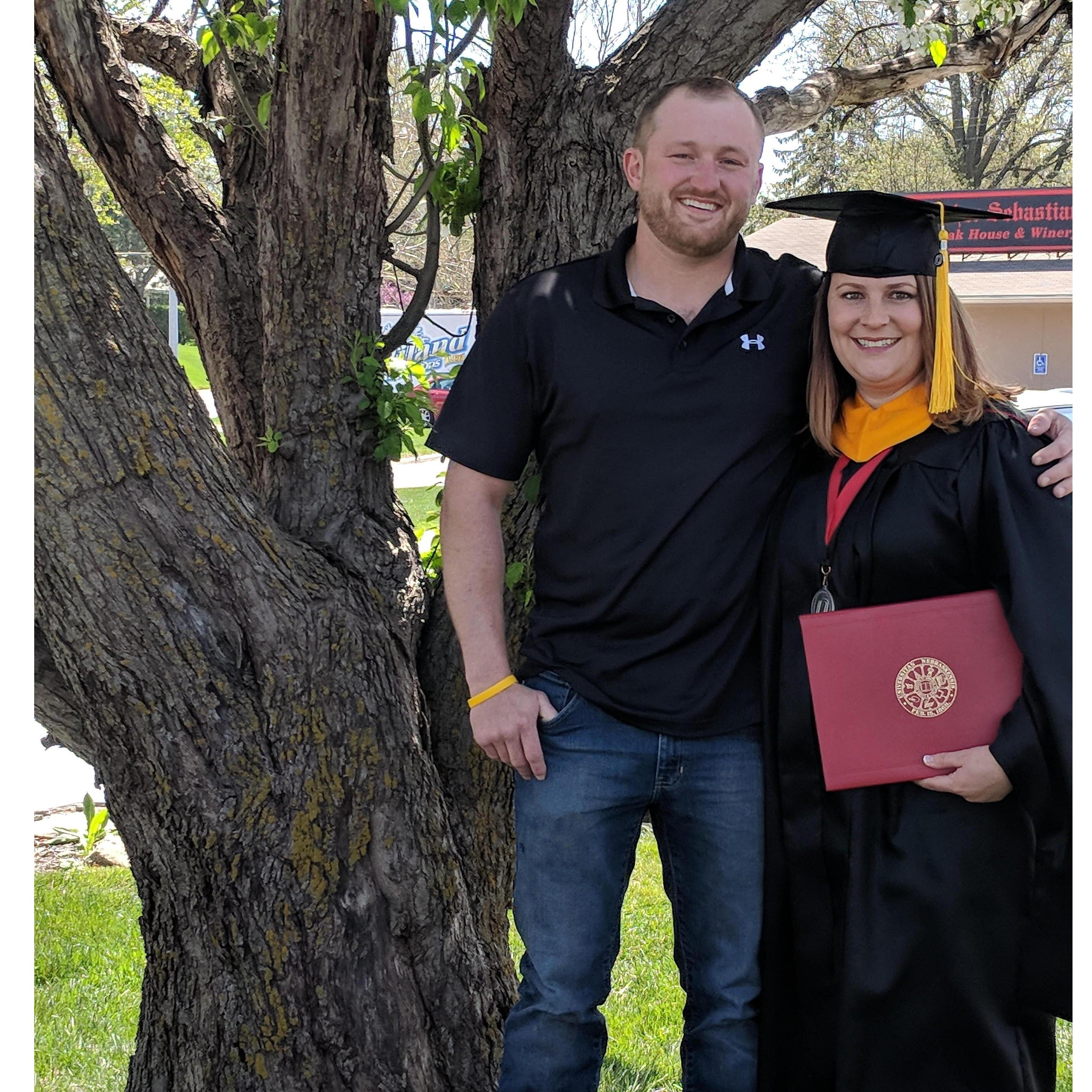 The day I graduated with my MASTERS!