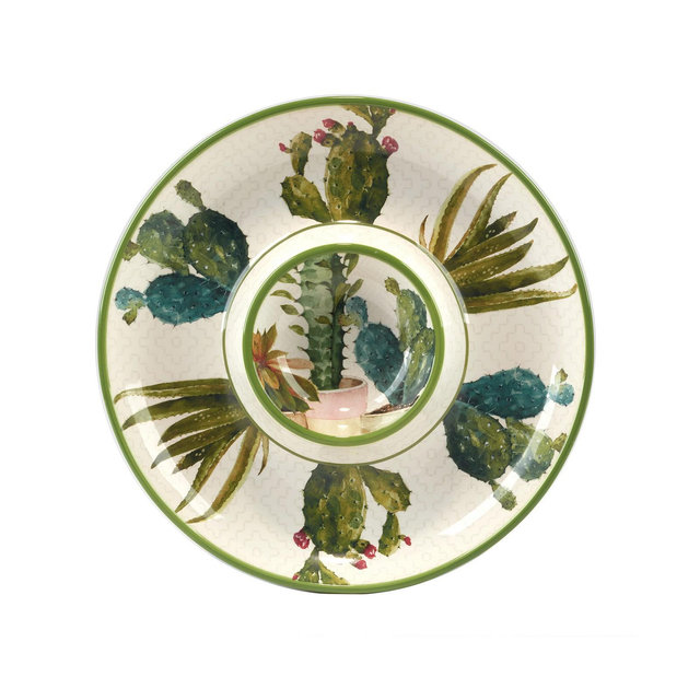 Certified International Cactus Verde Chip Dip, 13.75"