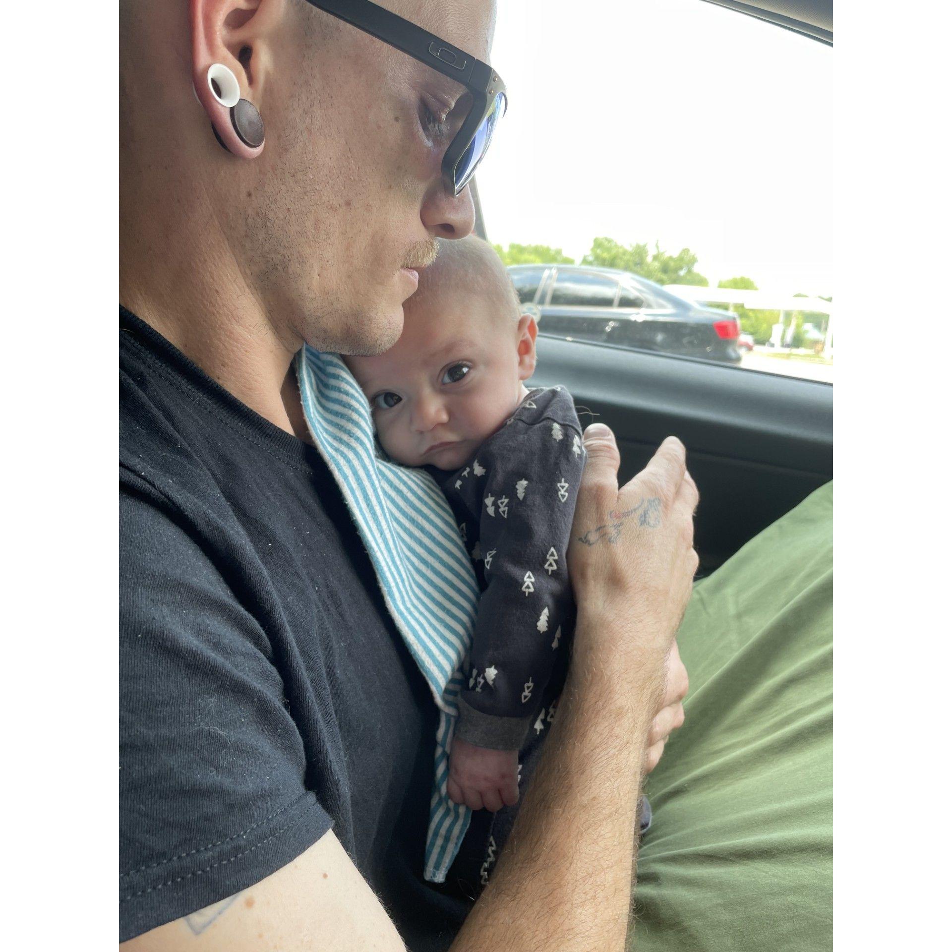 Oliver's first road trip