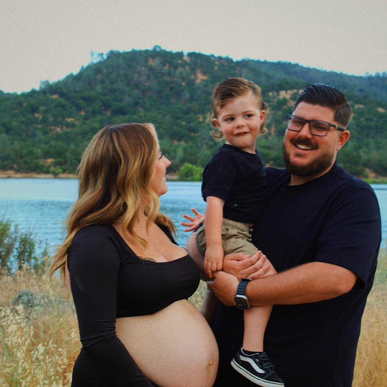 Shortly after we were engaged we found out we were pregnant with our second blessing Jagger!