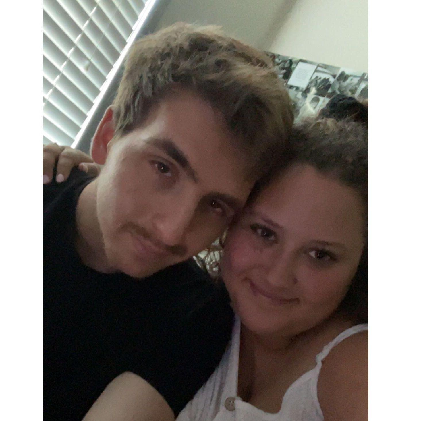 October 2021 - Our first date! We went bowling and got pizza for lunch. This was the same day Michael asked Heather to be his girlfriend. It was love at first sight!