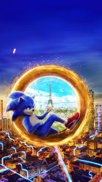 Sonic the Hedgehog 2020 movie - poster