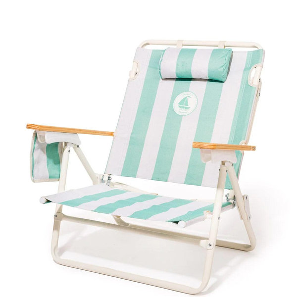 The Mañana Chair - Last Mango Green Stripe