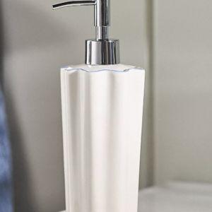 Le Marais Bath Dispenser (Cream with Blue Trim)