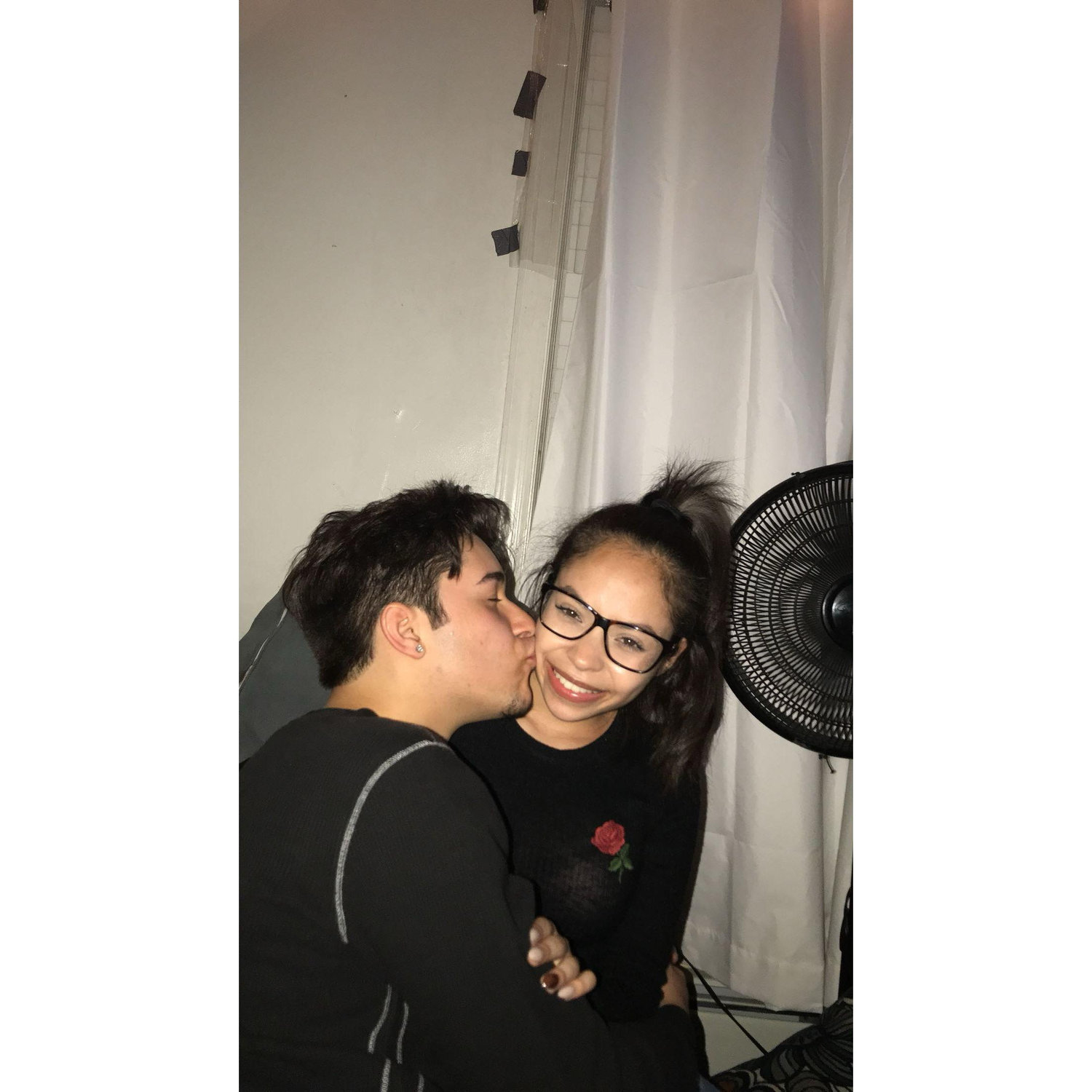 Kelsey and Brian sneaked out to go to a house party in 2018.