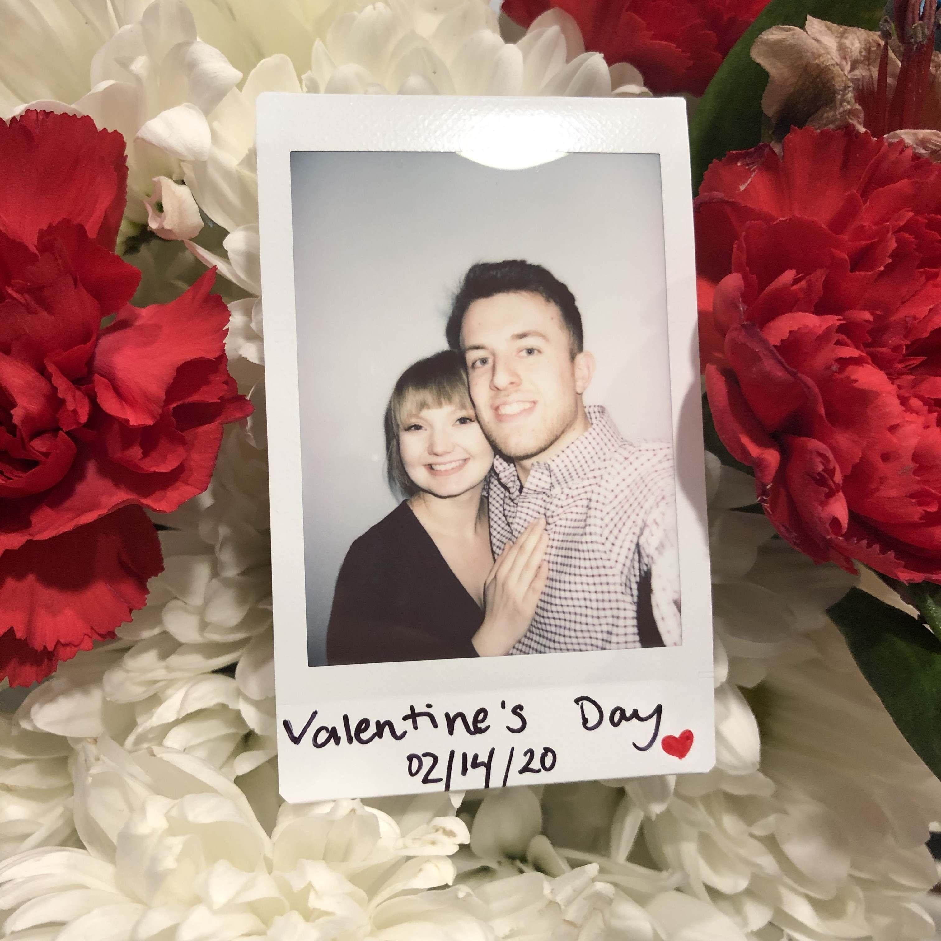 Valentine's Day 2020.  Ben made Margo a steak dinner!