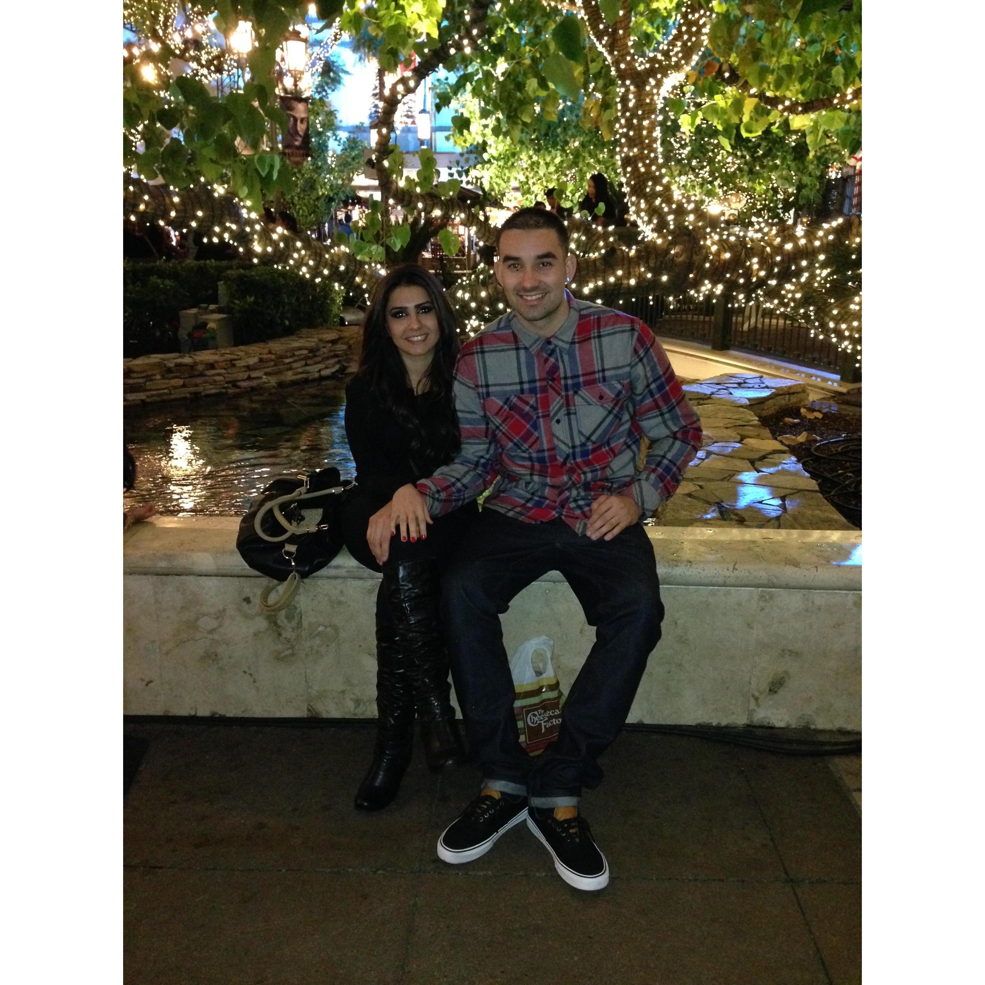 Dinner at Cheesecake Factory at the Grove- Los Angeles, CA.