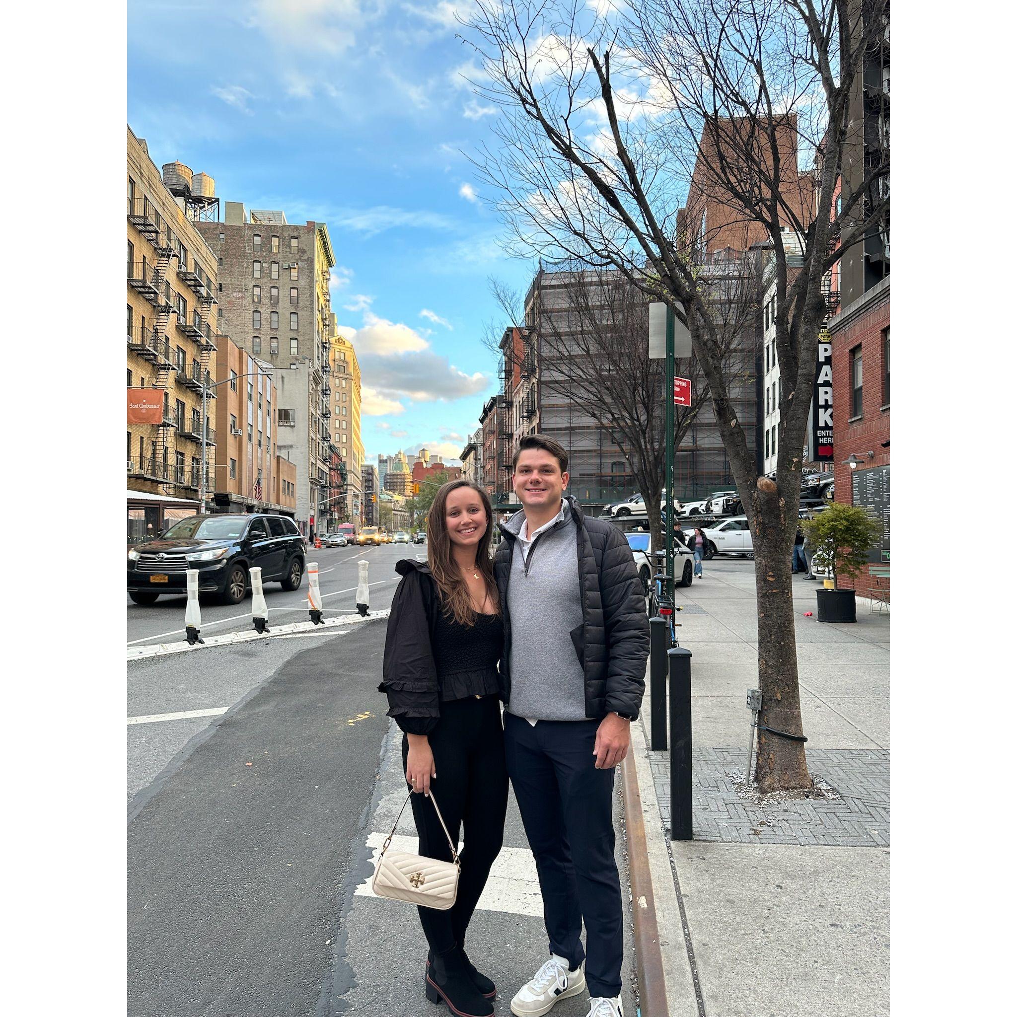 Morgans first trip to NYC