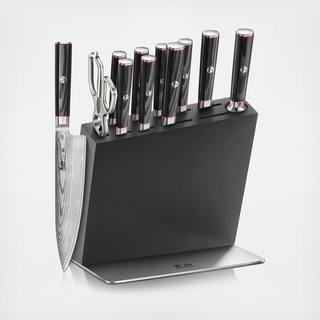 Yari 12-Piece Knife Hua Block Set