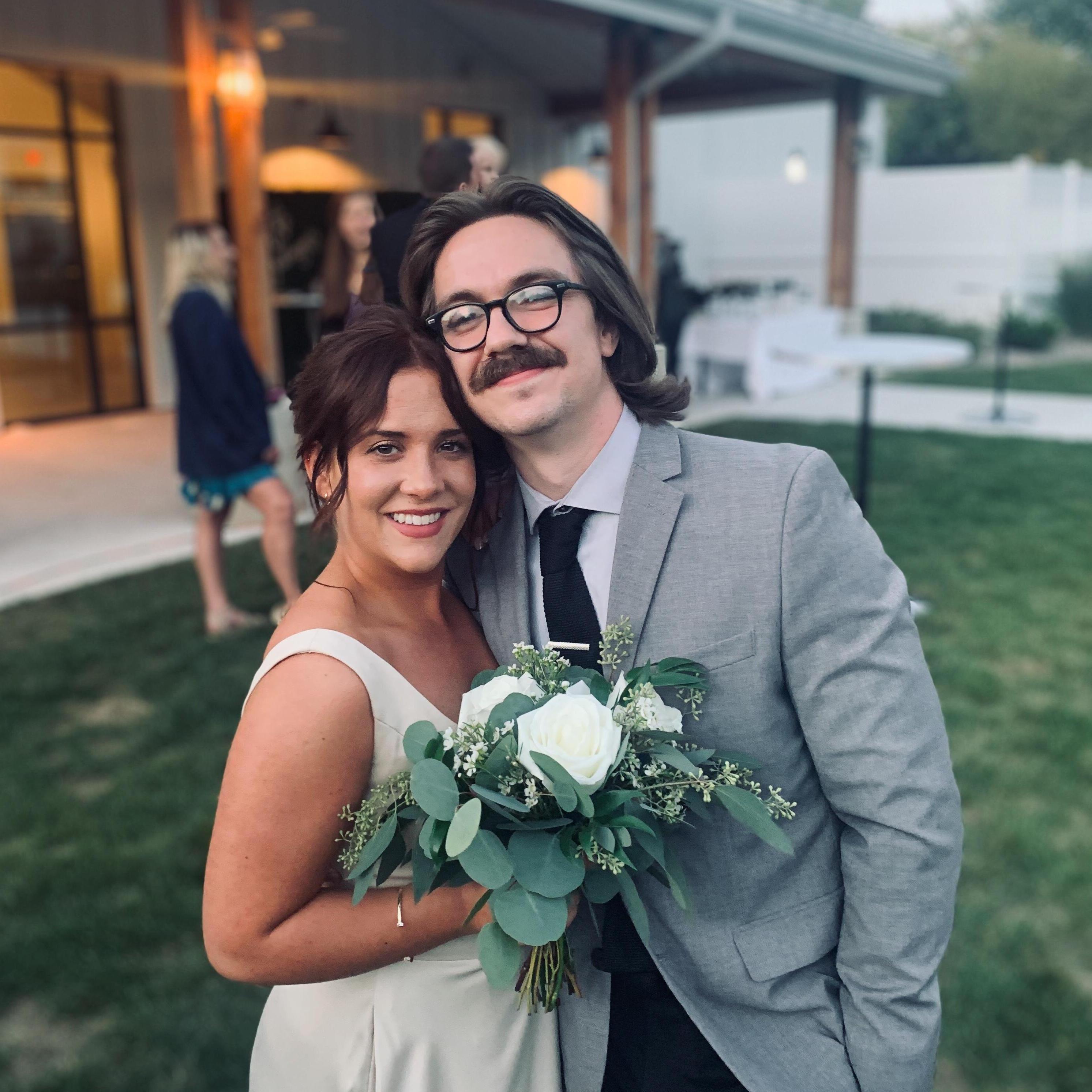 The day before Bobby proposed, celebrated the wedding of friends Mary and Janzten in Michigan.