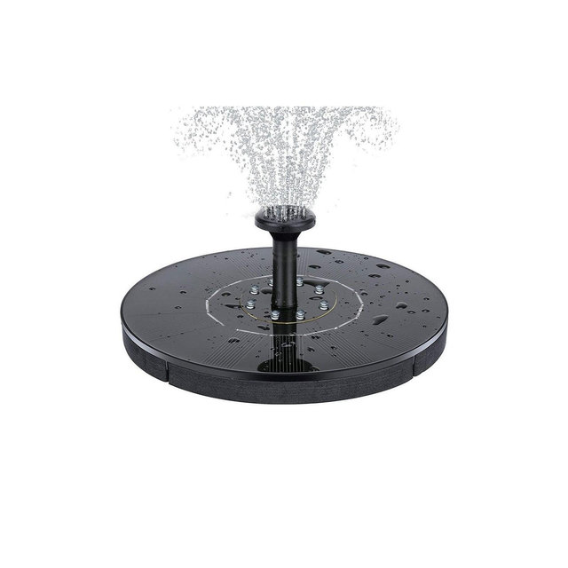 Swtroom Solar Fountain Pump Outdoor with Free Standing Floating Solar Powered Water Fountain Pump for Bird Bath