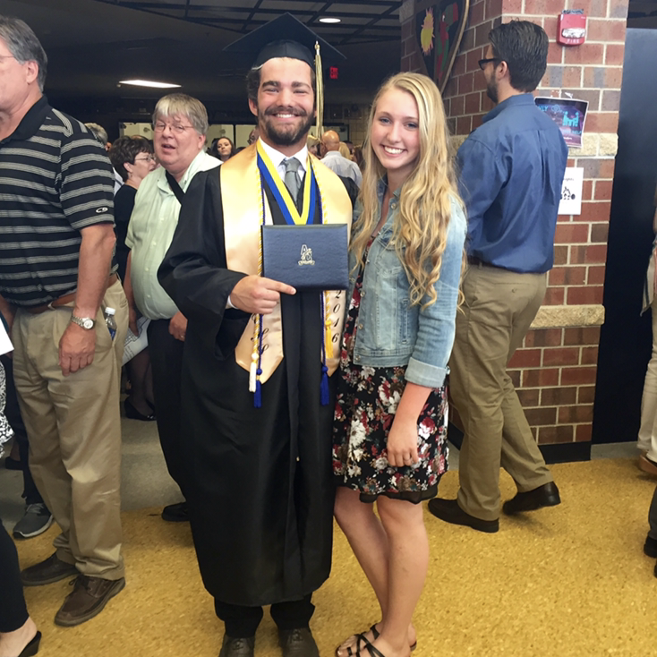 Grant's high school graduation.