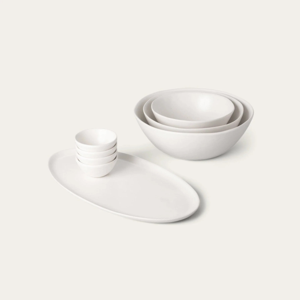 Serving Ceramics Set - Cloud White
