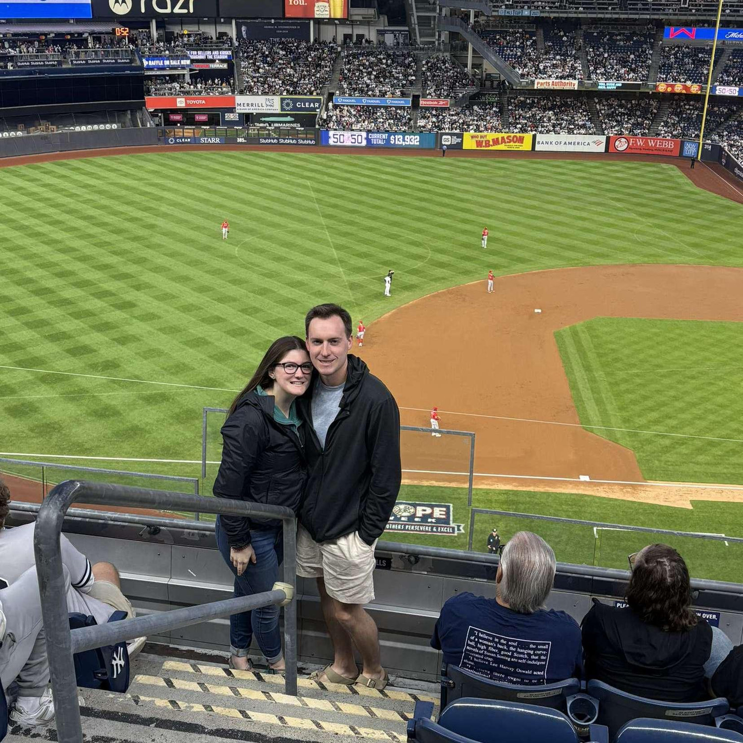 On this trip to New York City, we were finally able to see a game at Yankee Stadium!