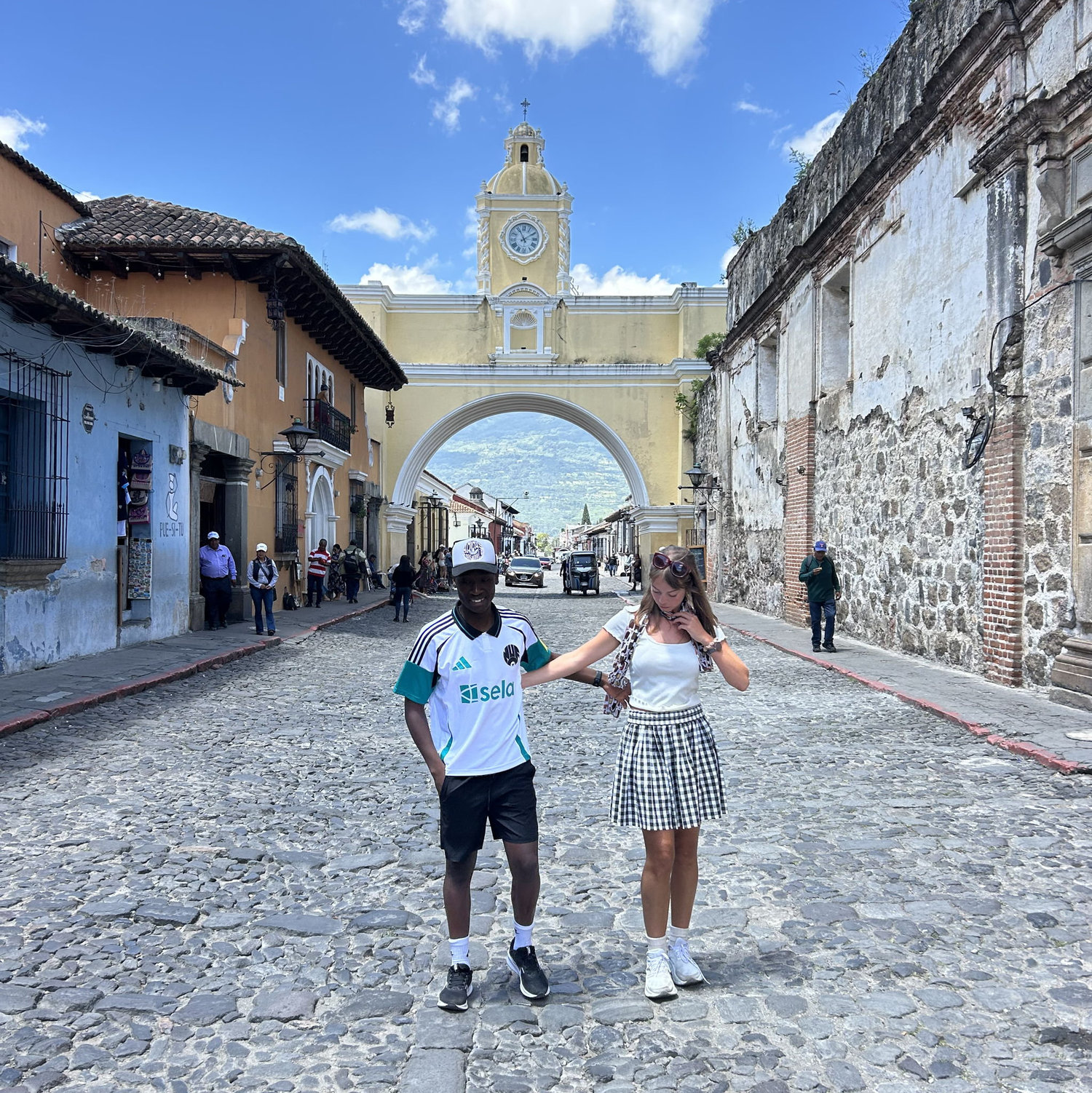 Our first trip  together to Antigua Guatamala