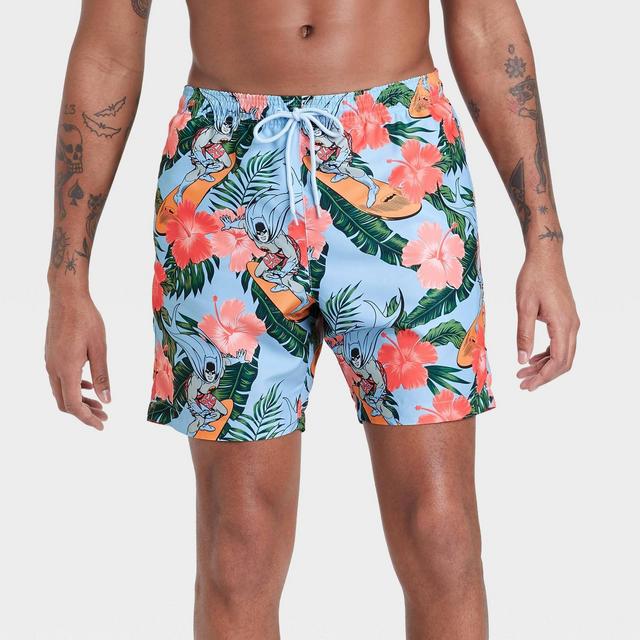 Men's 7" Batman Surf Swim Trunk - L