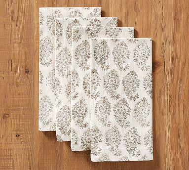 Block Print Napkin, Set of 4