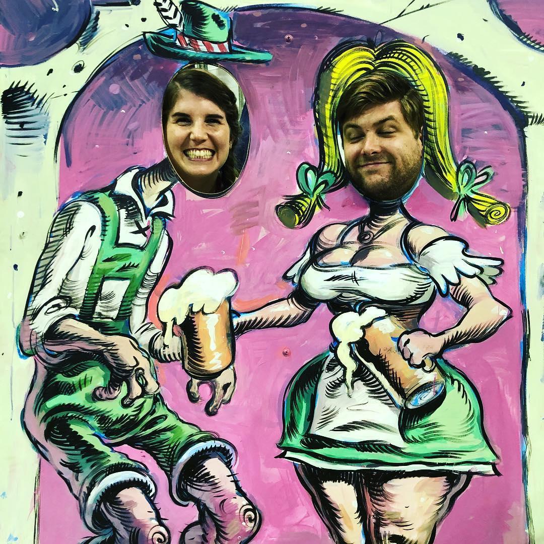 Being silly at Stockton Beer Fest