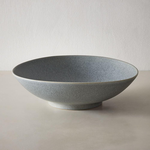 Aaron Probyn Kanto Serveware, Low Bowl, Matte, Dusk Gray, Each