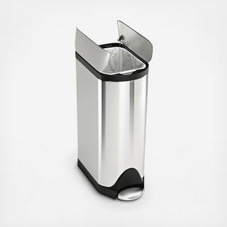 Medium Stainless Steel Butterfly Step Can