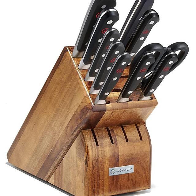 Wüsthof Classic Block Set, 11-Piece, Acacia