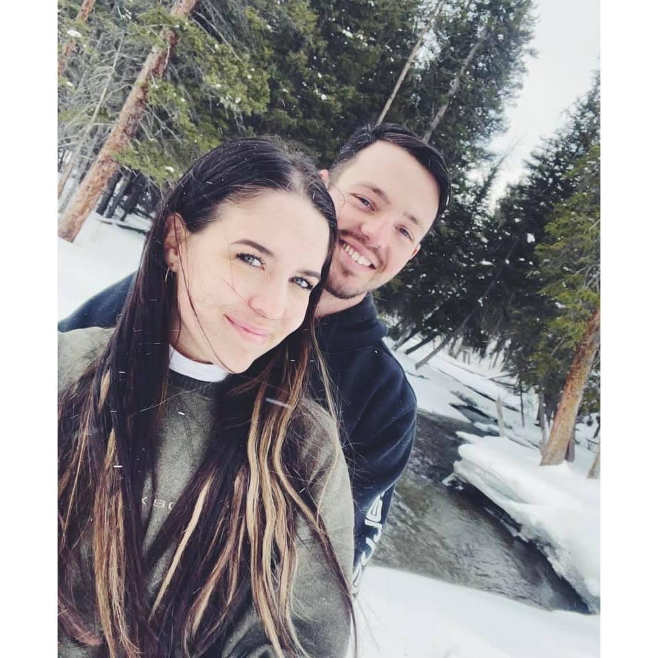 Some of our favorite memories from that trip included a elk refuge tour, venturing out to sightsee wildlife by ourselves, a snowcoach tour to see geysers, waterfalls, & more, & Bozeman Hot Springs!