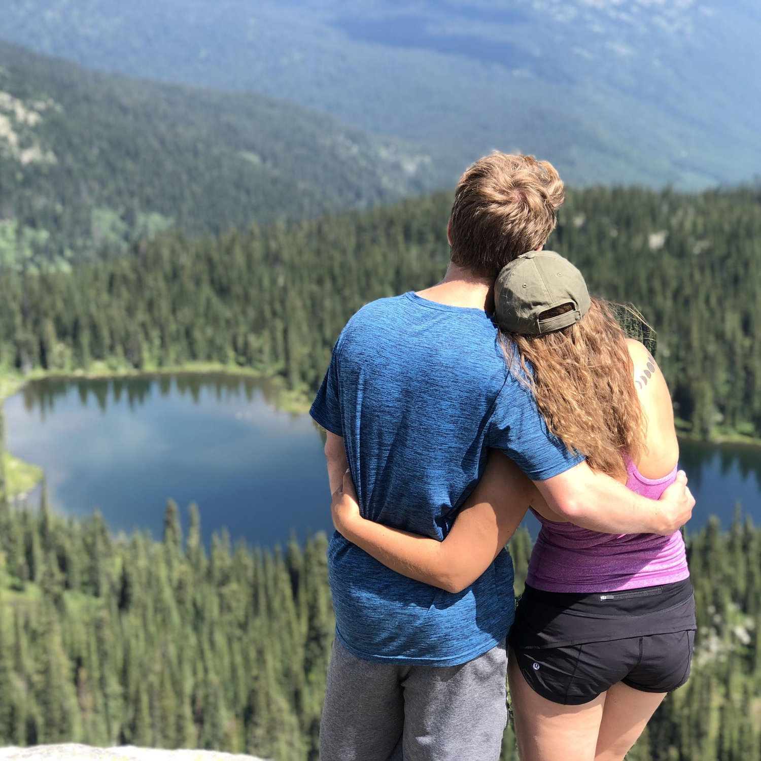 Our first backpacking trip together.