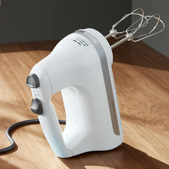 KitchenAid ® White 5-Speed Hand Mixer