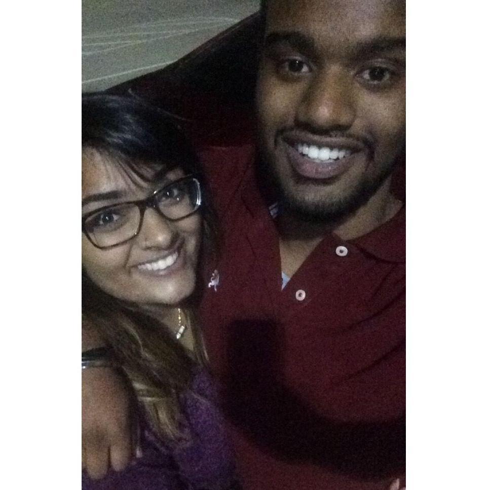 Our first photo together in 2015!