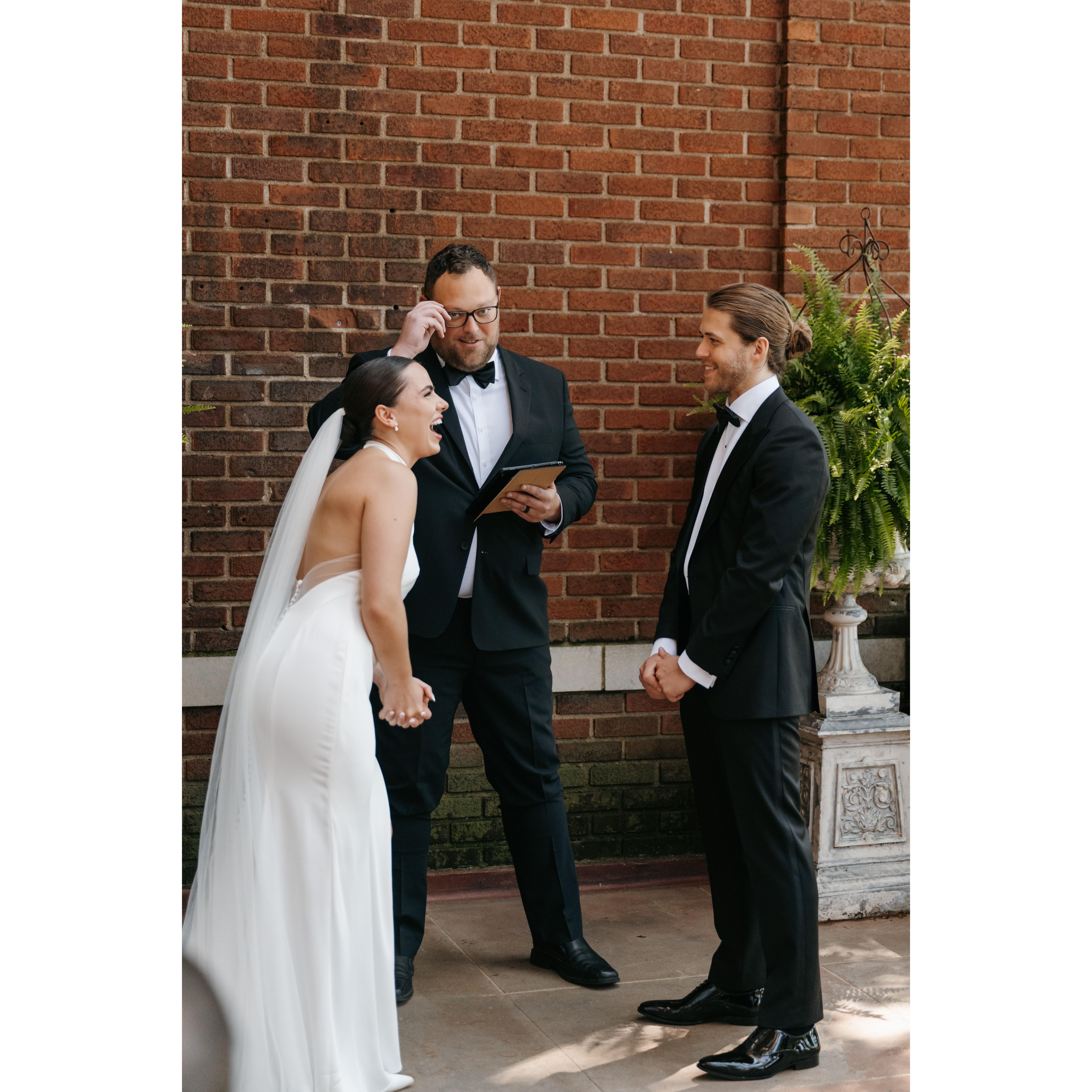 Officiant - Brother in Law - Luke Garvey